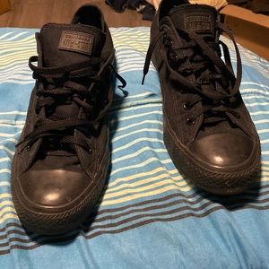 Converse all black size 14